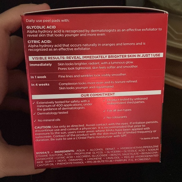 L’Oréal Paris Revitalift Triple Power LZR 30 Pre-Soaked Pads - Picture 2 of 2